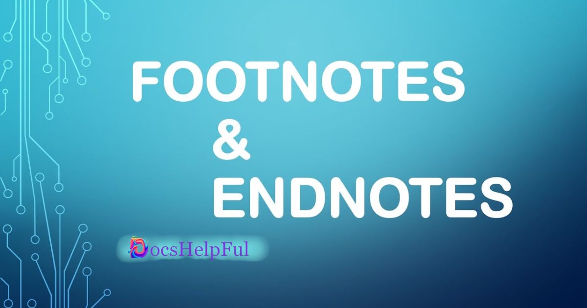 endnotes