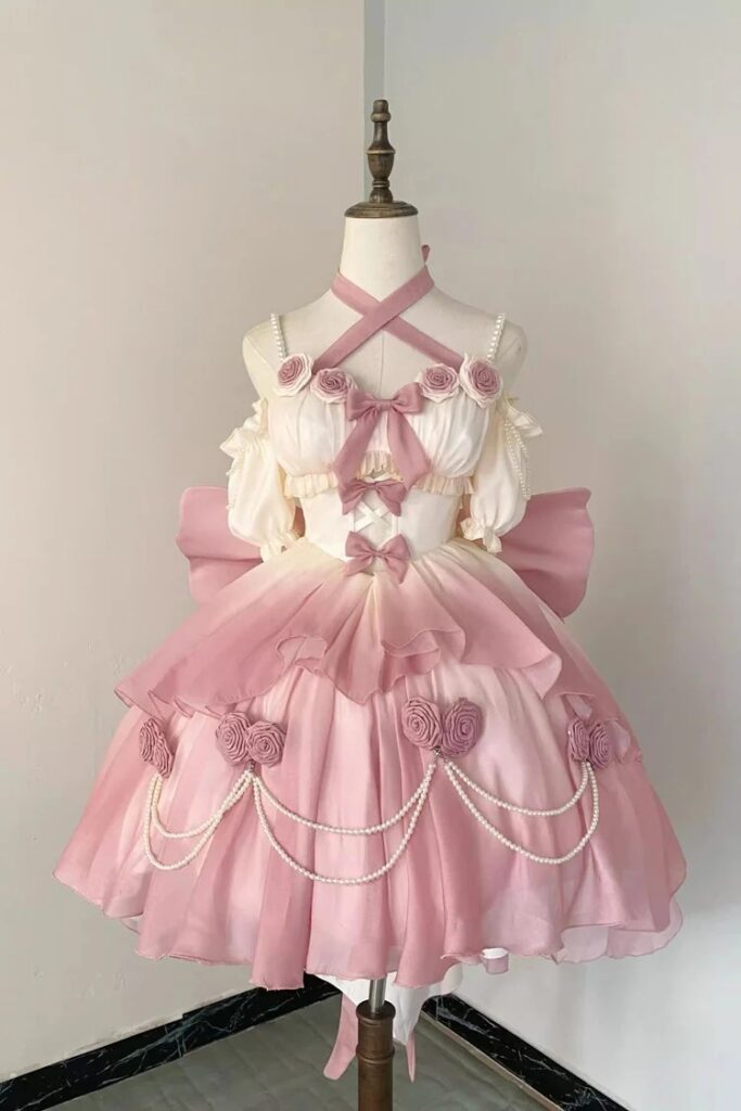 Embrace Elegance with the Pink Sweet Princess Lolita Dress